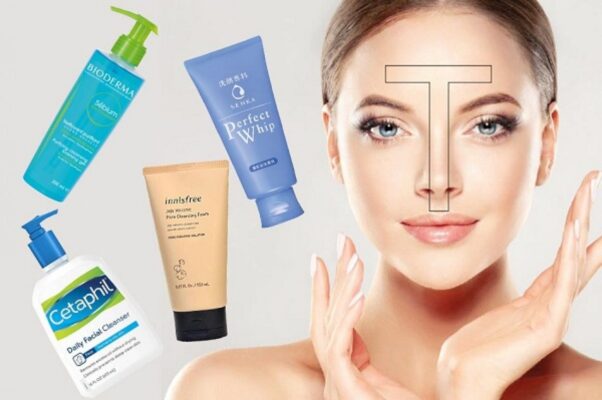 top sữa rửa mặt trắng da